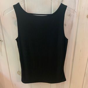 Vintage Classic Black Silky Tank
